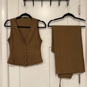 Zara vest and pant matching set